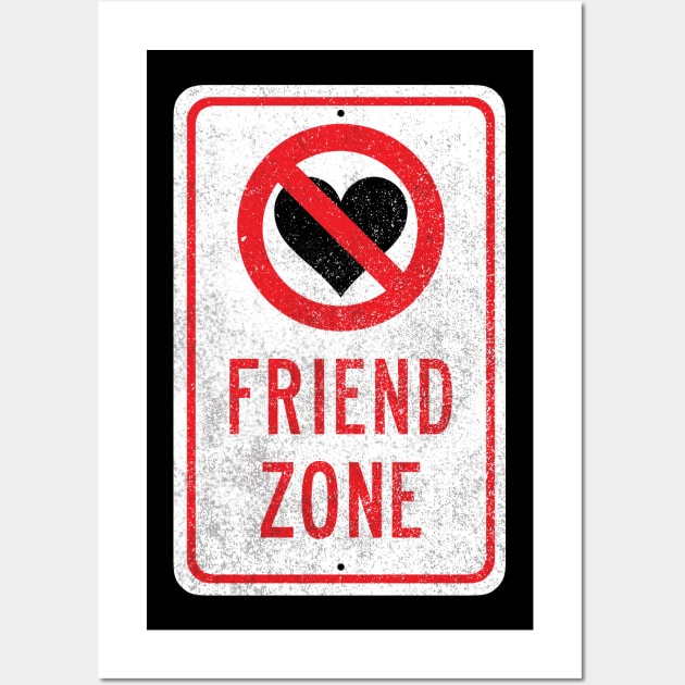 Friend Zone (weathered) Wall Art by GloopTrekker